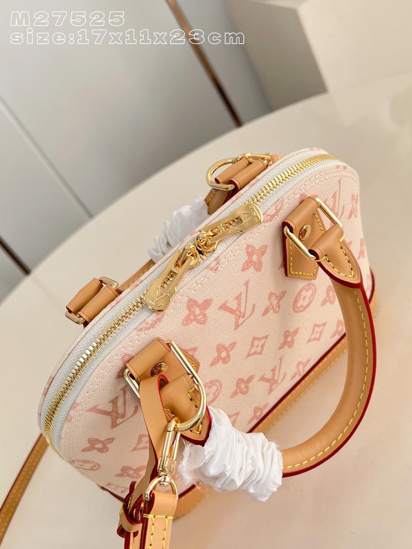 Blush Monogram Dome Bag