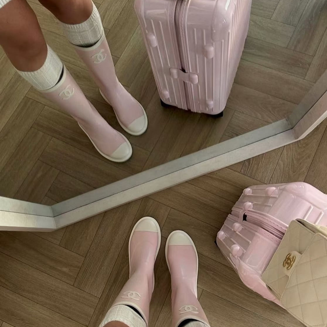 2025 Rubber Boots Baby Pink