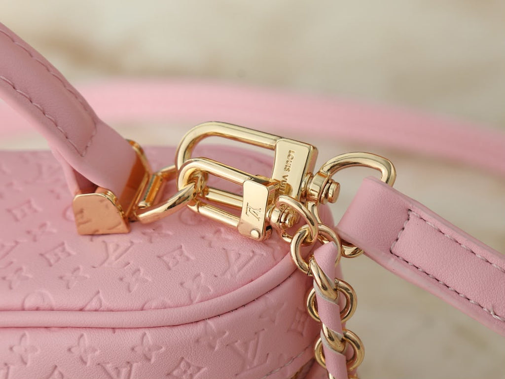Elegant Quilted Mini Shoulder Bag – Pink