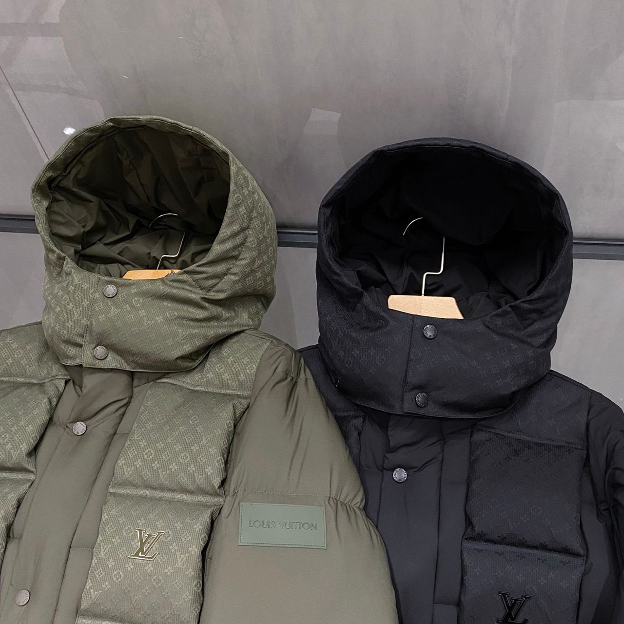 Urban Shield Puffer Jacket with High Collar