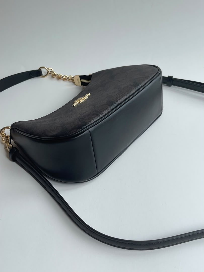 Midnight Crescent Chain Bag