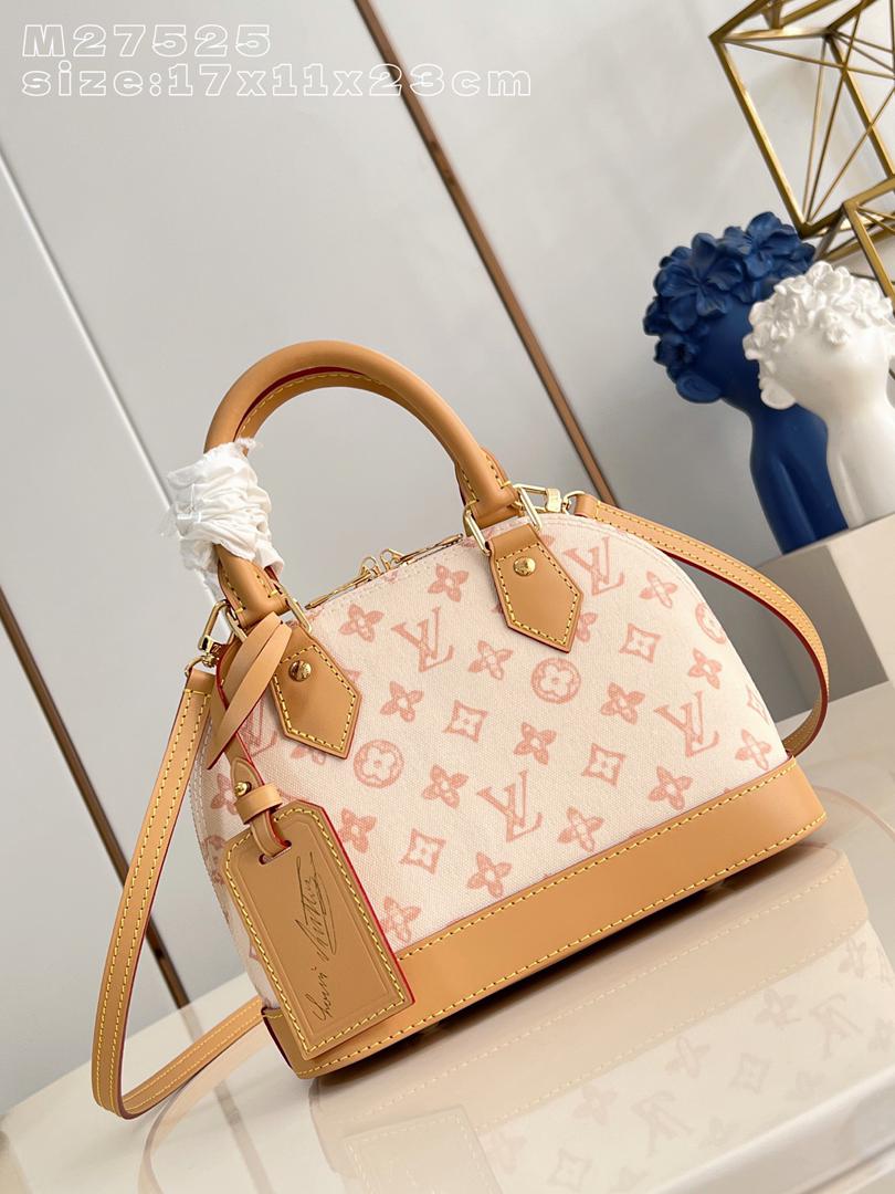 Blush Monogram Dome Bag