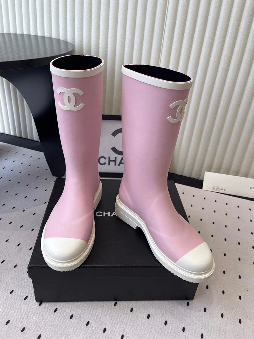 Viral Rubber Boots Pink