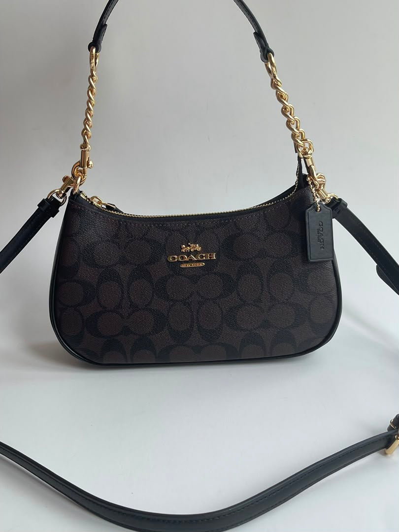 Midnight Crescent Chain Bag