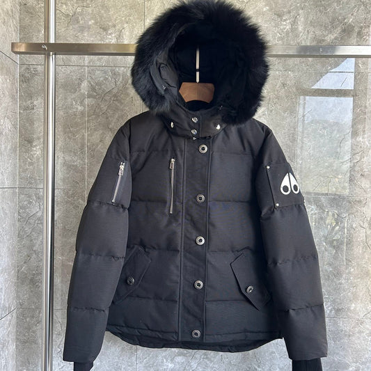 Fur-Hood Puffer Jacket