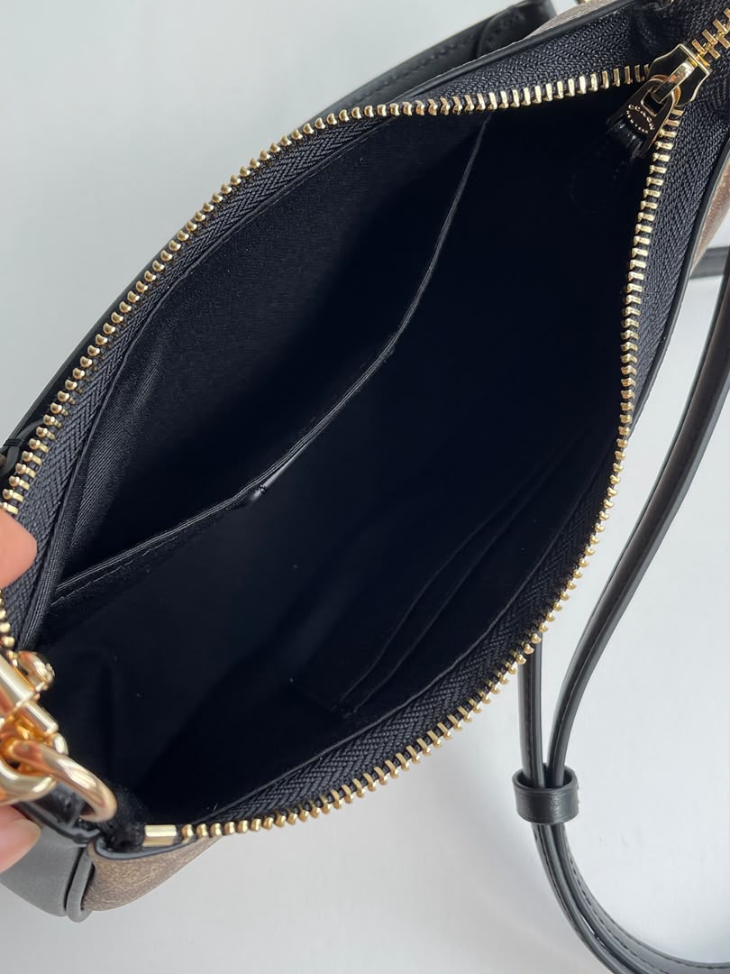 Midnight Crescent Chain Bag