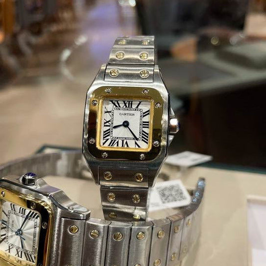 Square Case Steel Watch