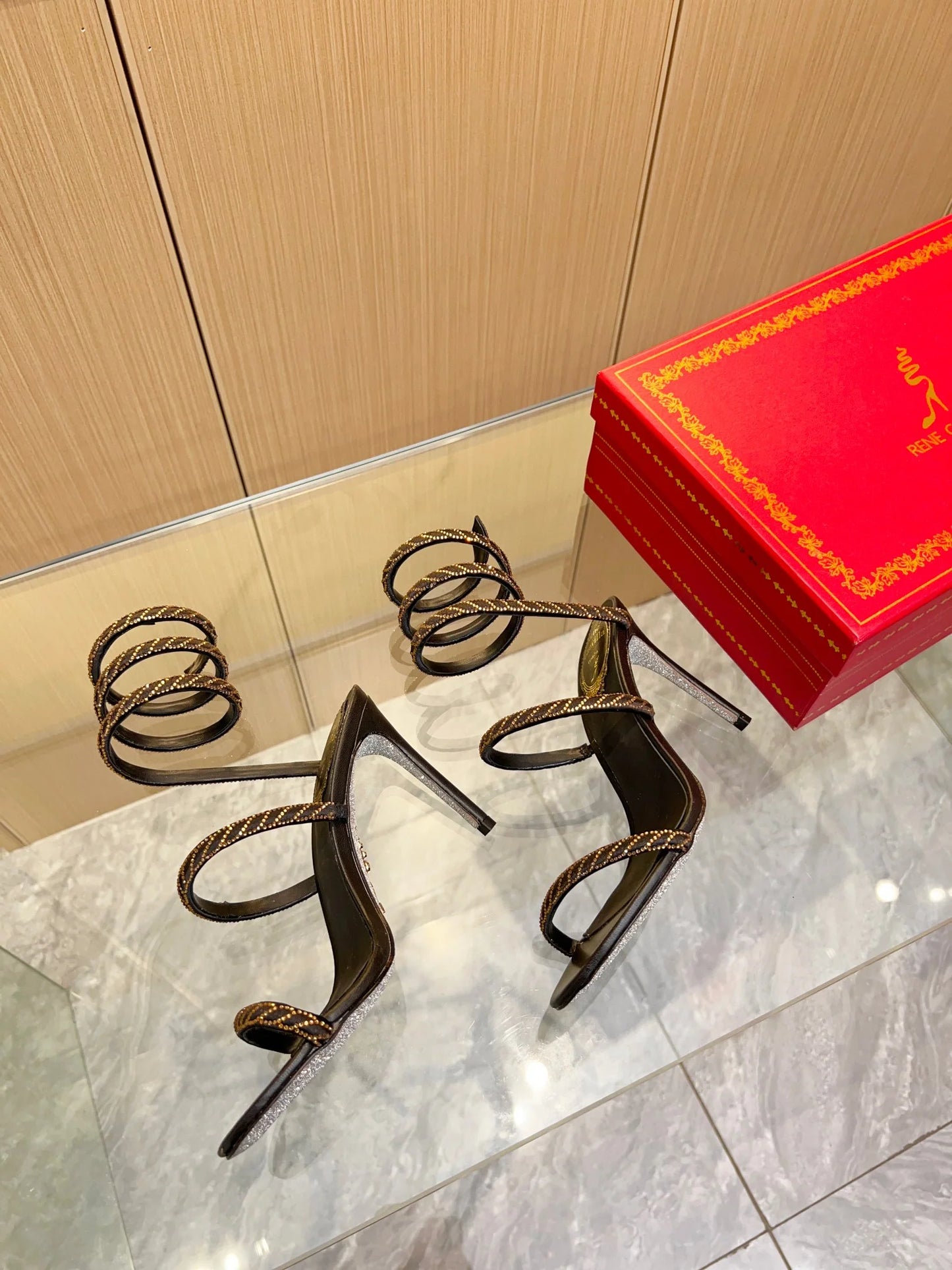 Cleo Color Crystal Sandals