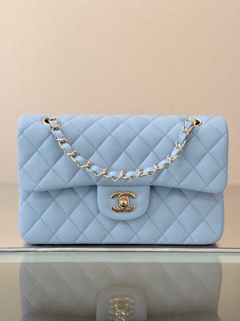 Blush Quilted Chain Bag Pink