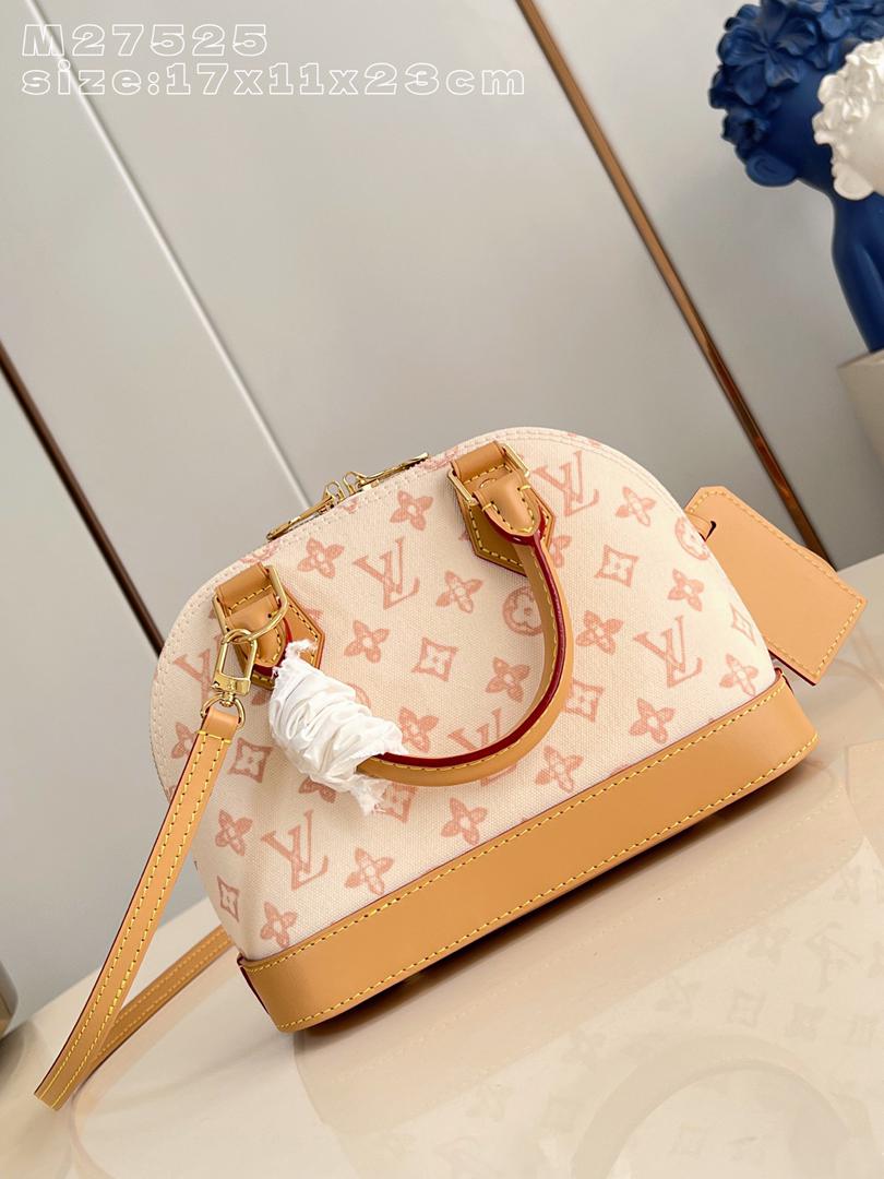 Blush Monogram Dome Bag