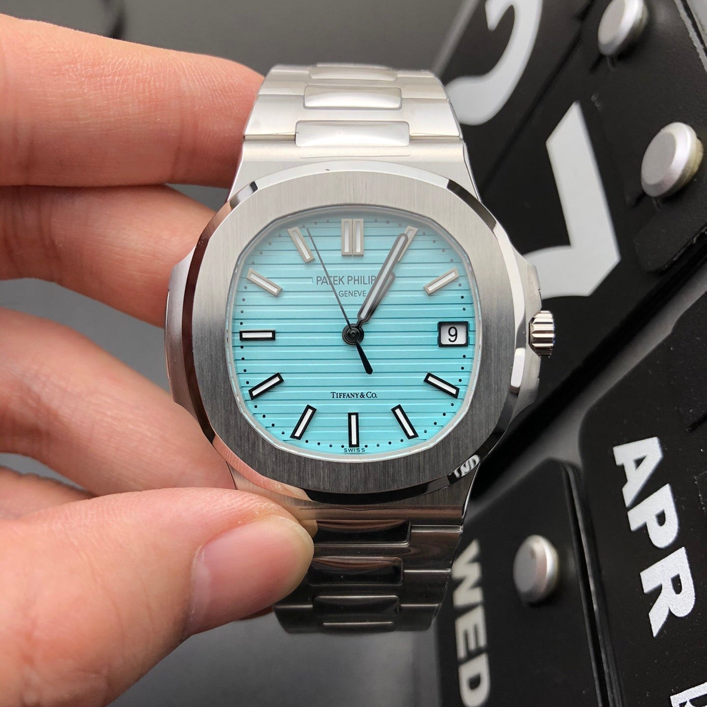 Ice Blue Dial Stainless Steel Watch 40 mm