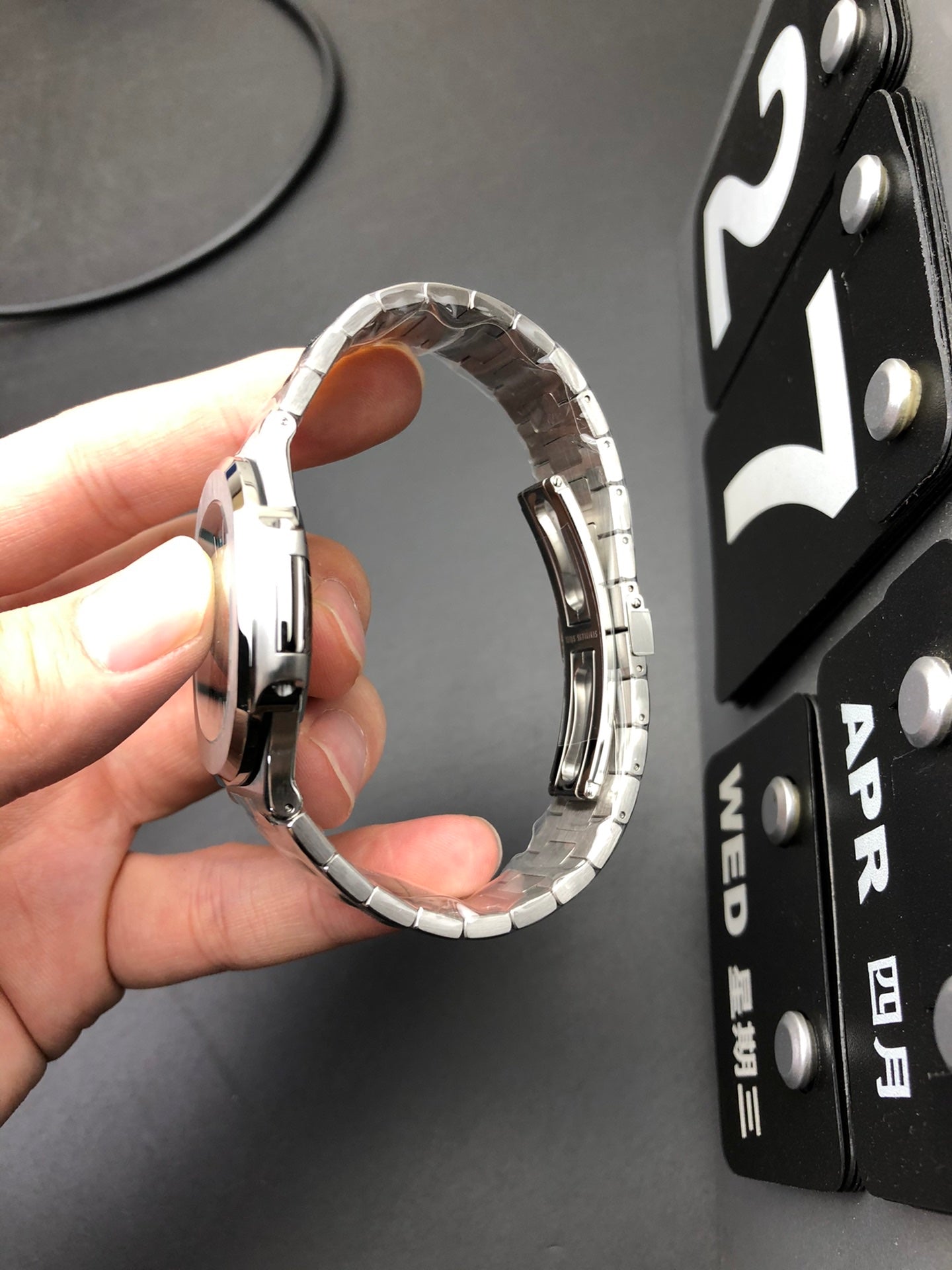 Ice Blue Dial Stainless Steel Watch 40 mm