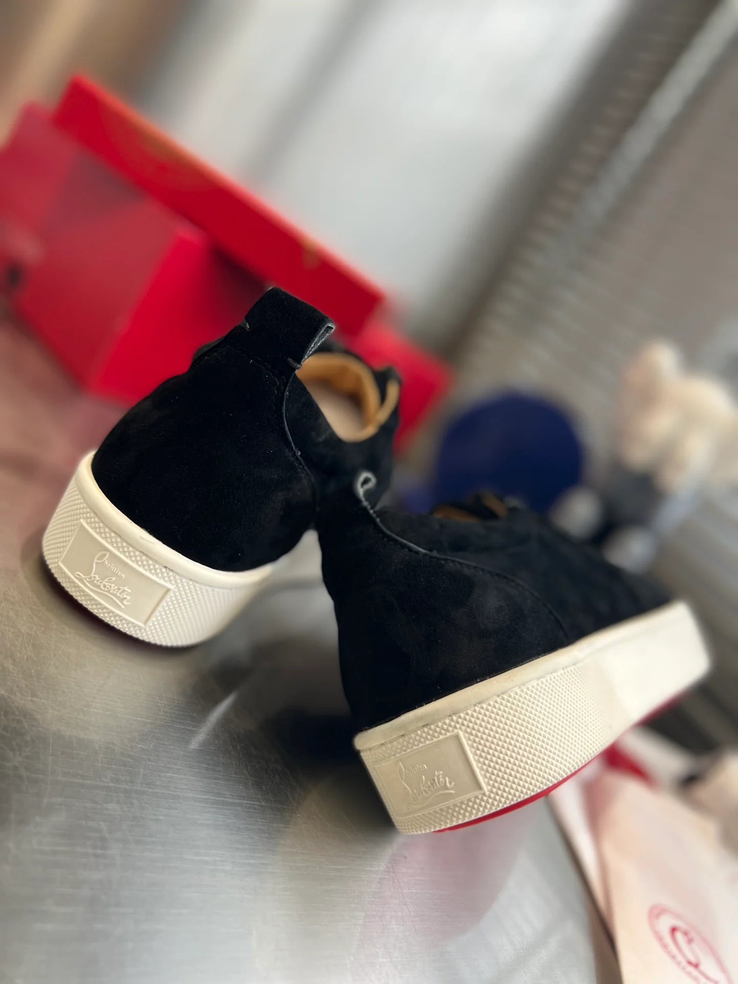 Low-Cut Studded Sneakers