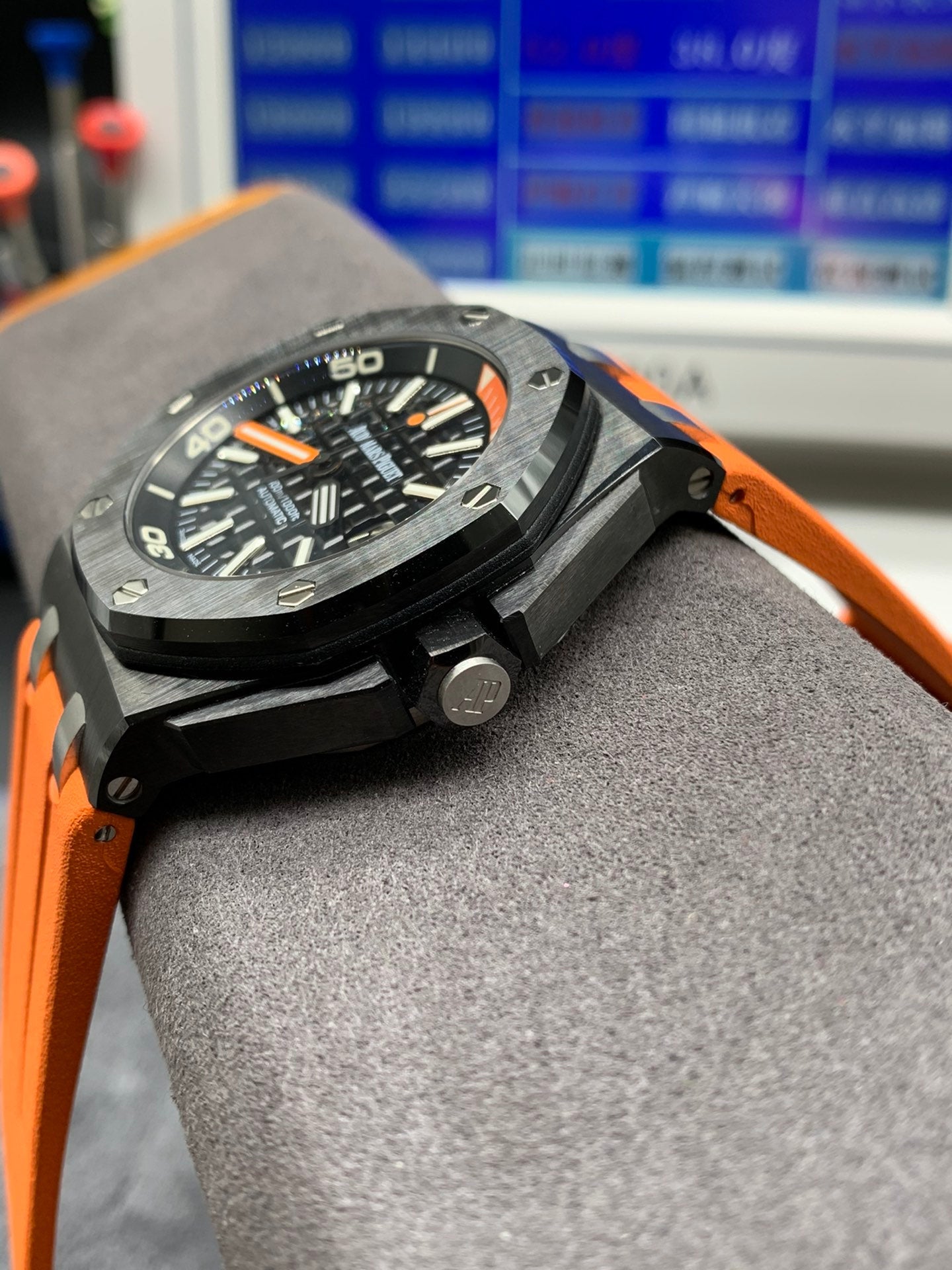 Black Ceramic Diver Automatic Watch 42 mm