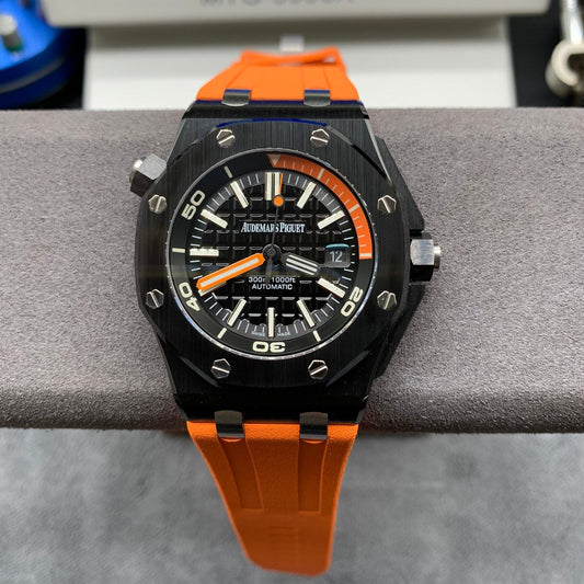 Black Ceramic Diver Automatic Watch 42 mm