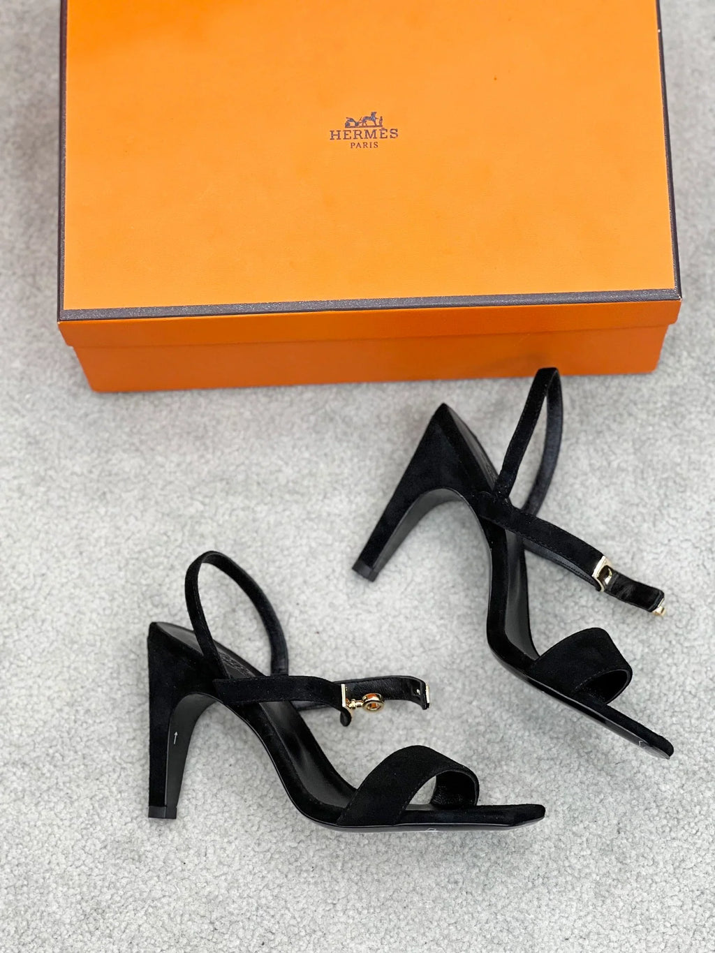 Kelly Suede Buckle Sandals