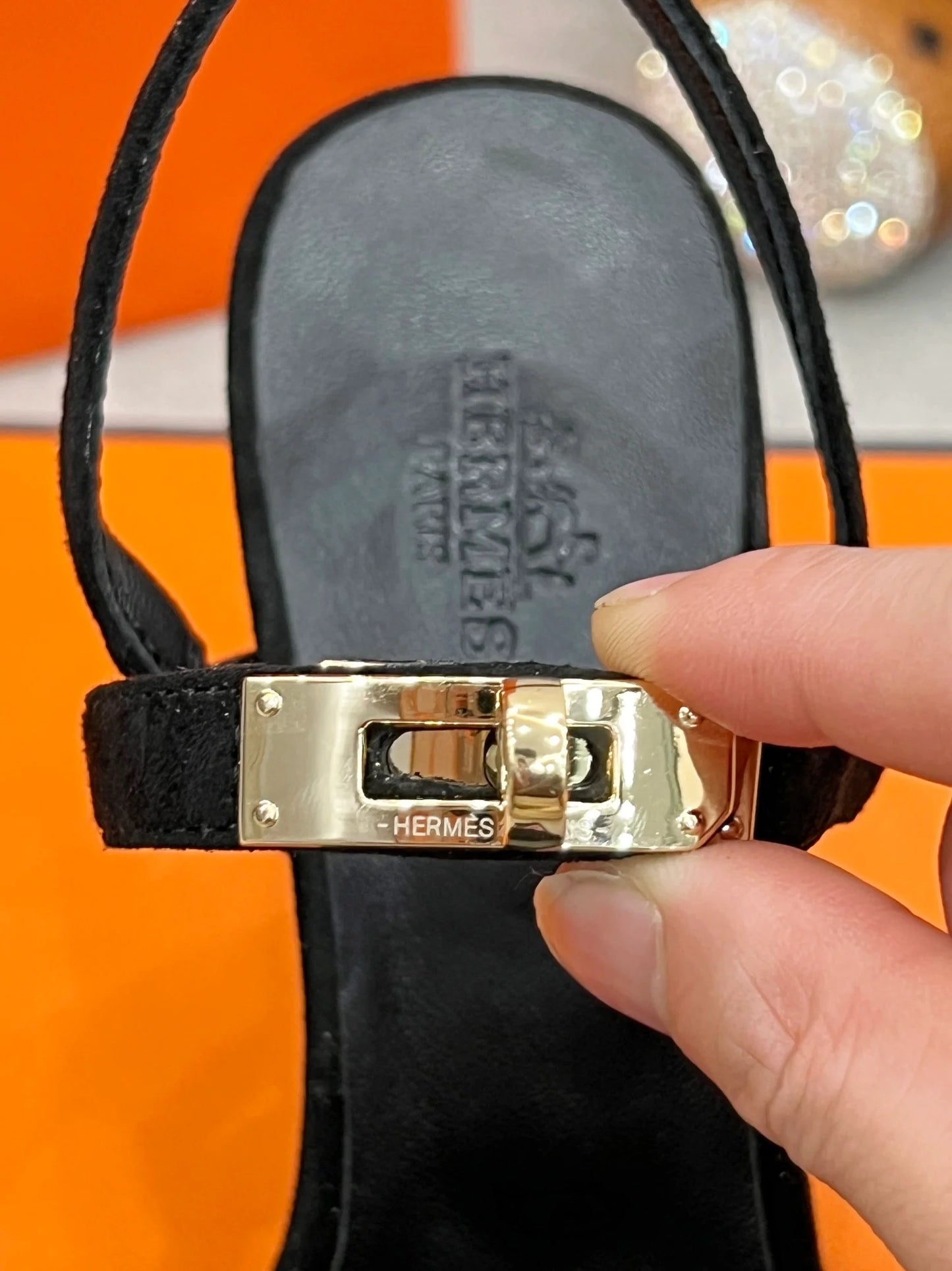 Kelly Suede Buckle Sandals