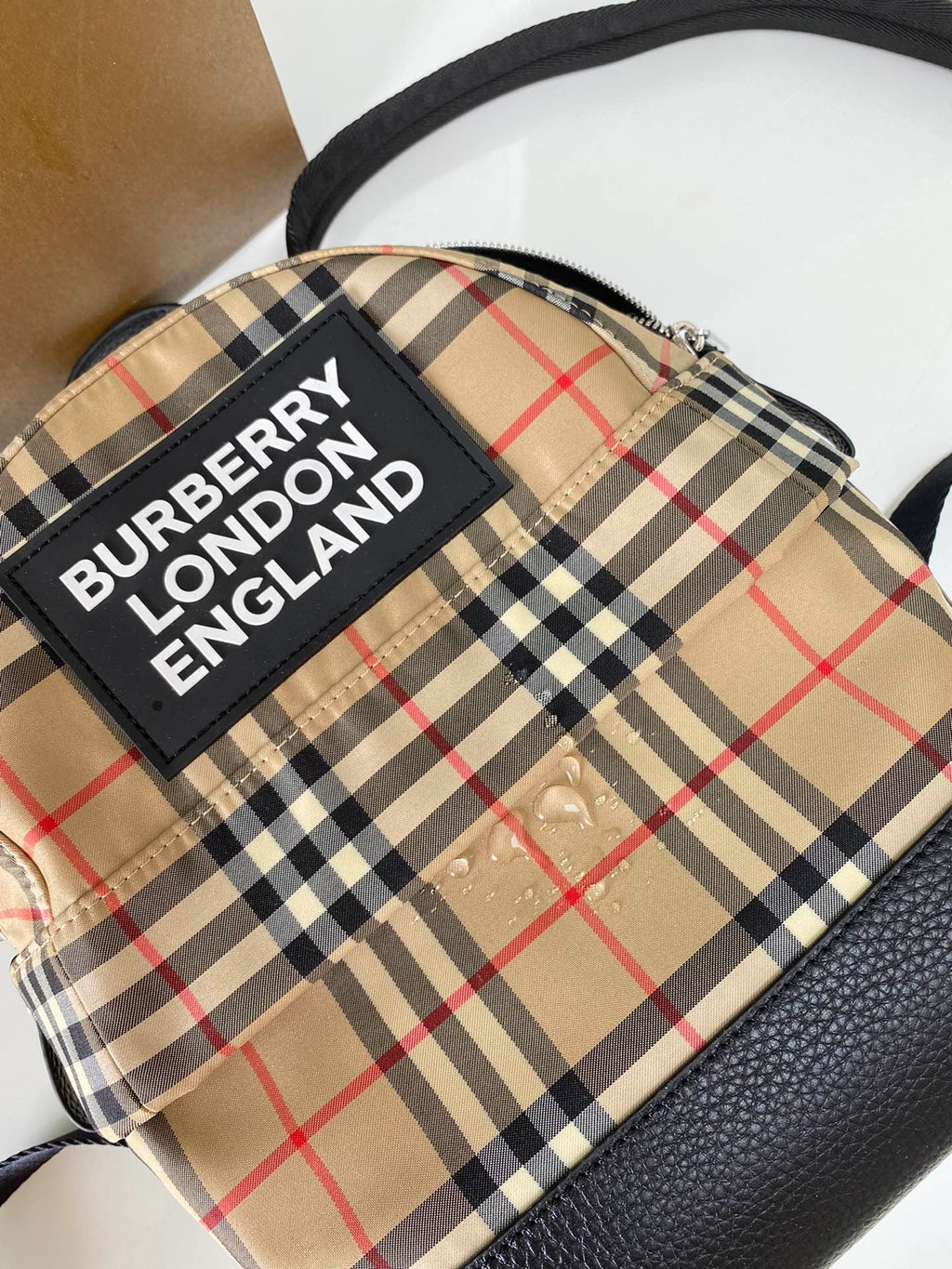 Retro Checkered Backpack