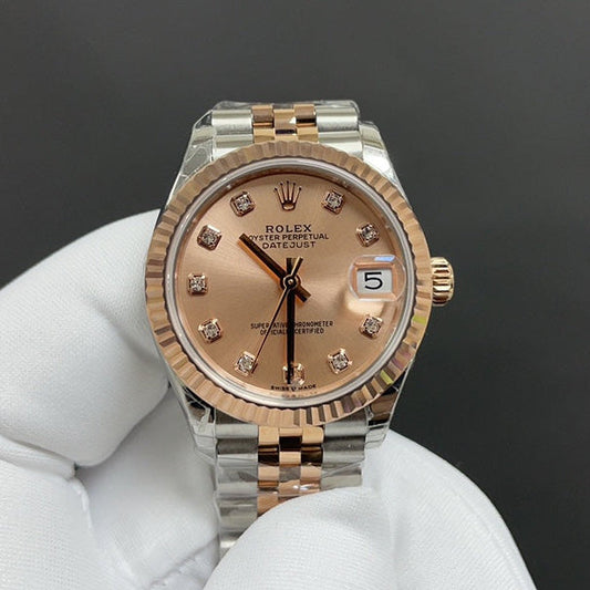 Gold Coffee Dial Automatic Watch 31 mm