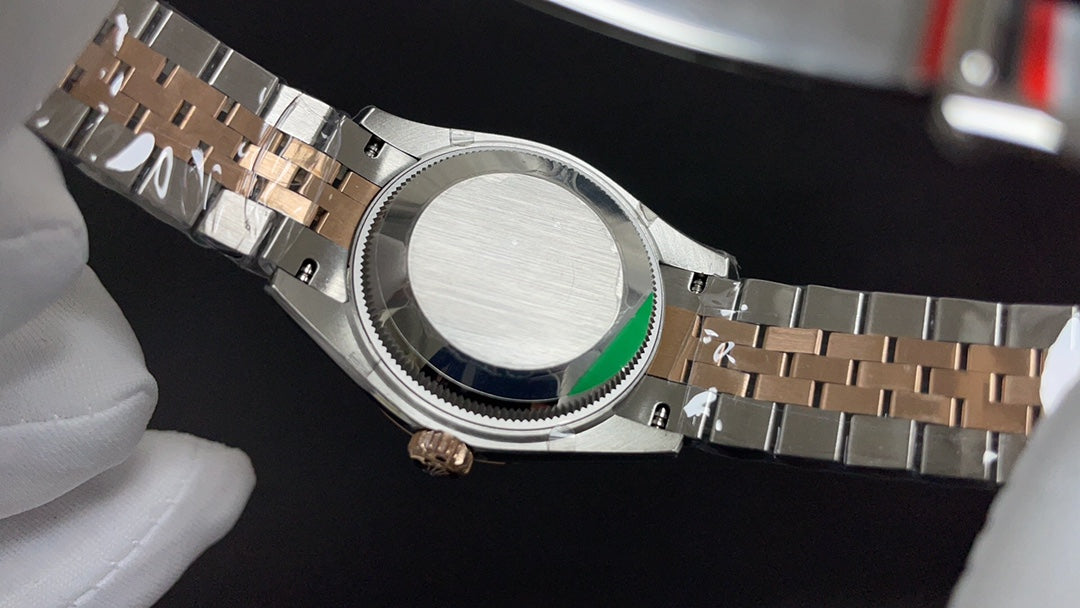 Gold Coffee Dial Automatic Watch 31 mm