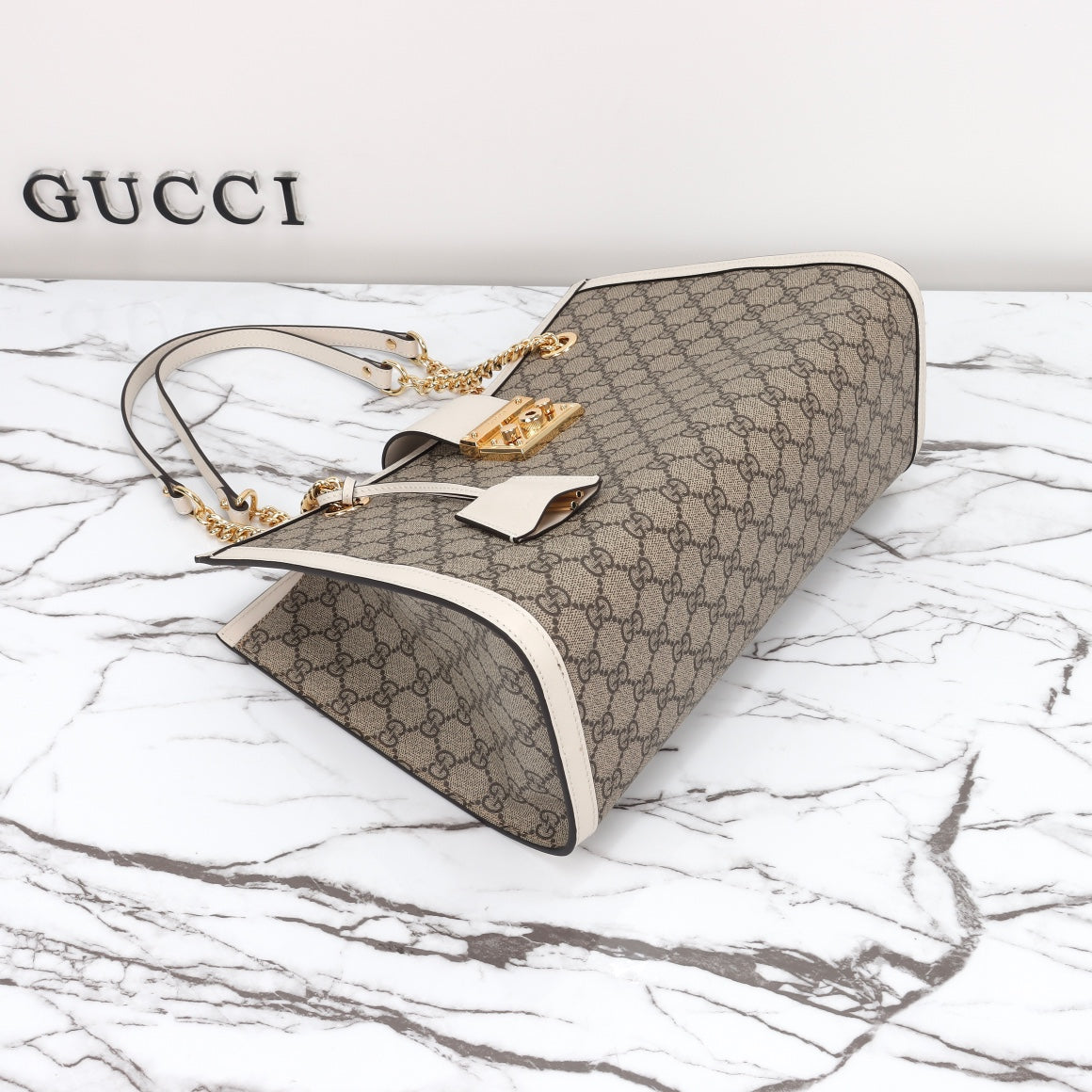Apricot White Bag