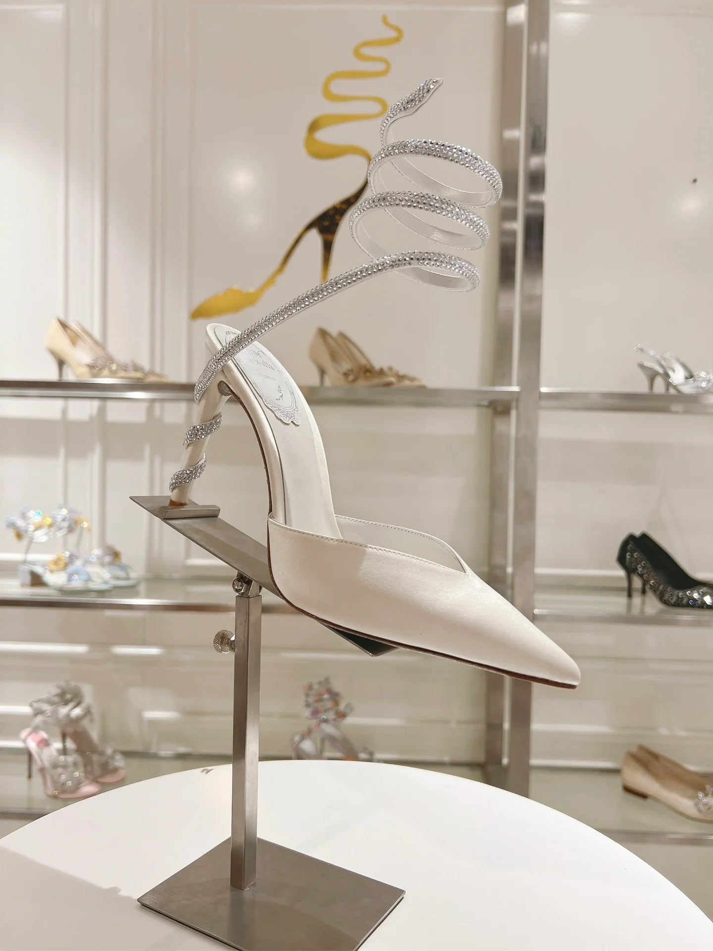 Cleo Snake-Design Heels