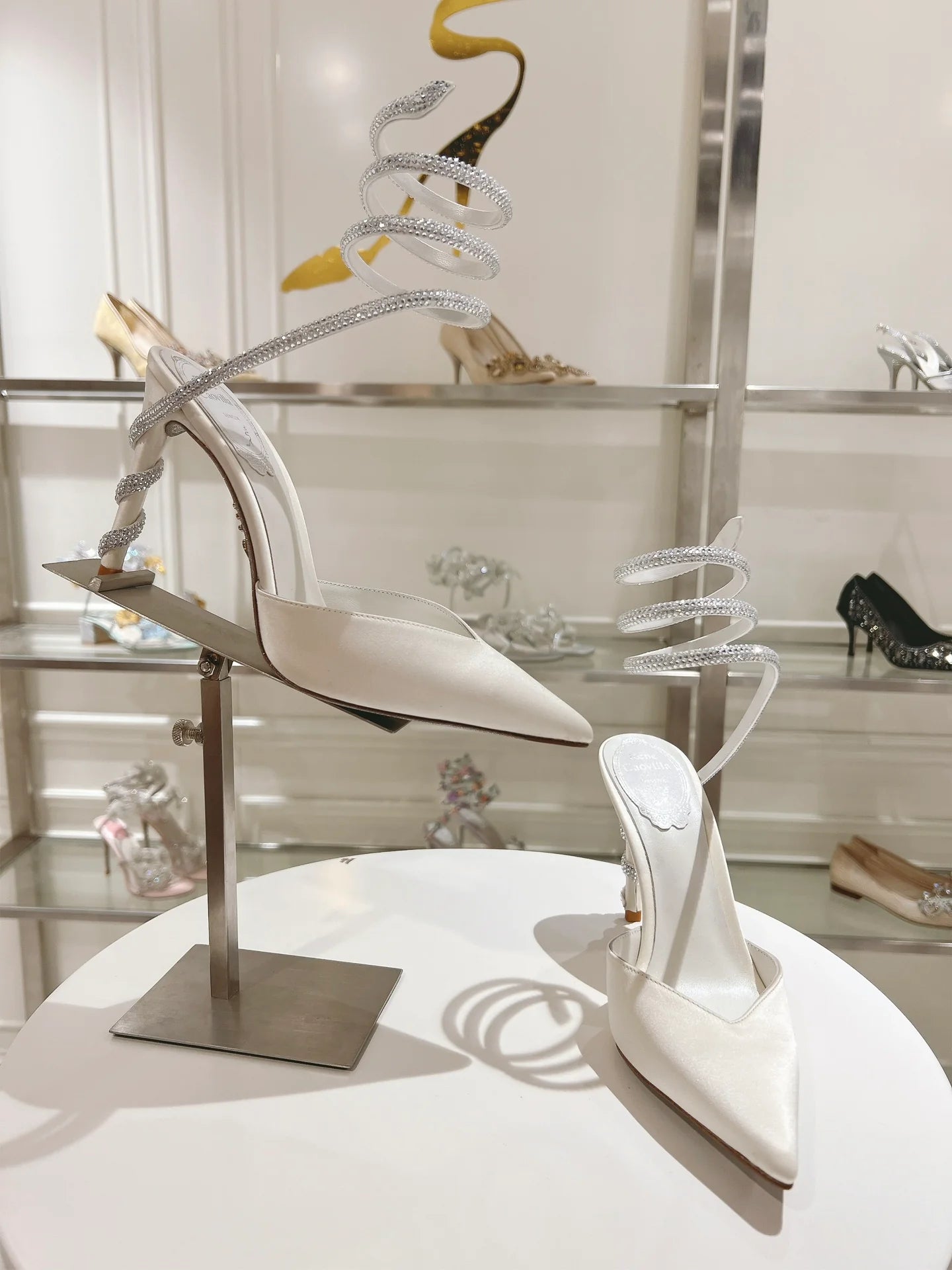 Cleo Snake-Design Heels