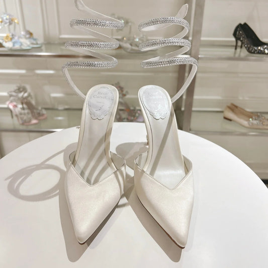 Cleo Snake-Design Heels