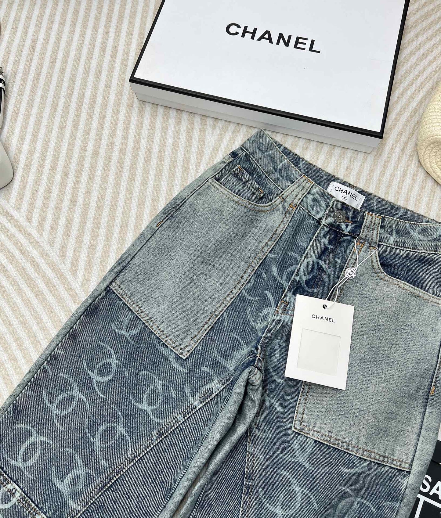CC Straight Denim Jeans