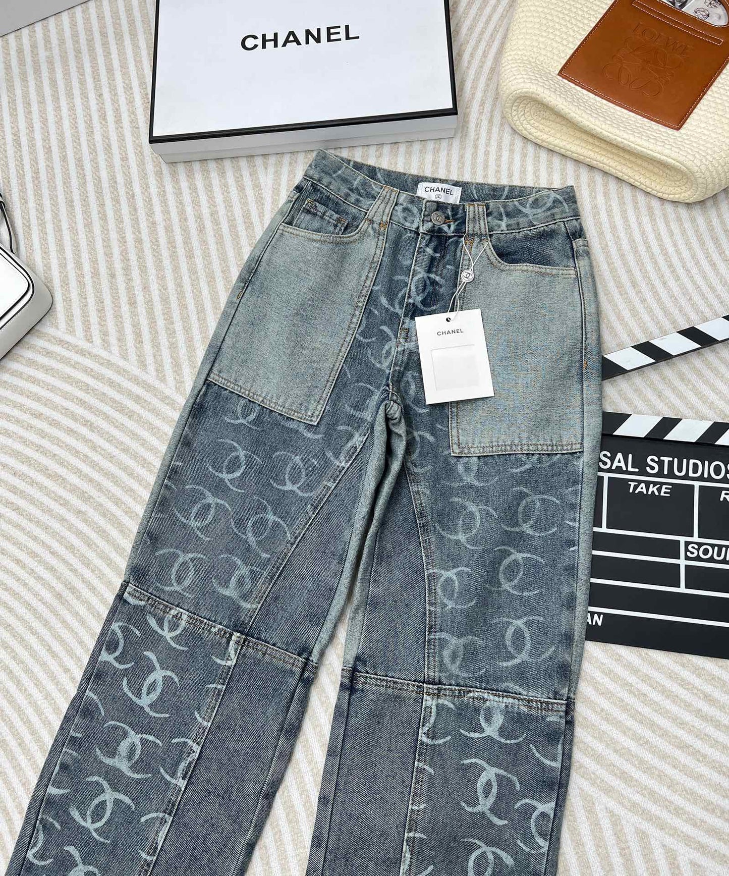 CC Straight Denim Jeans