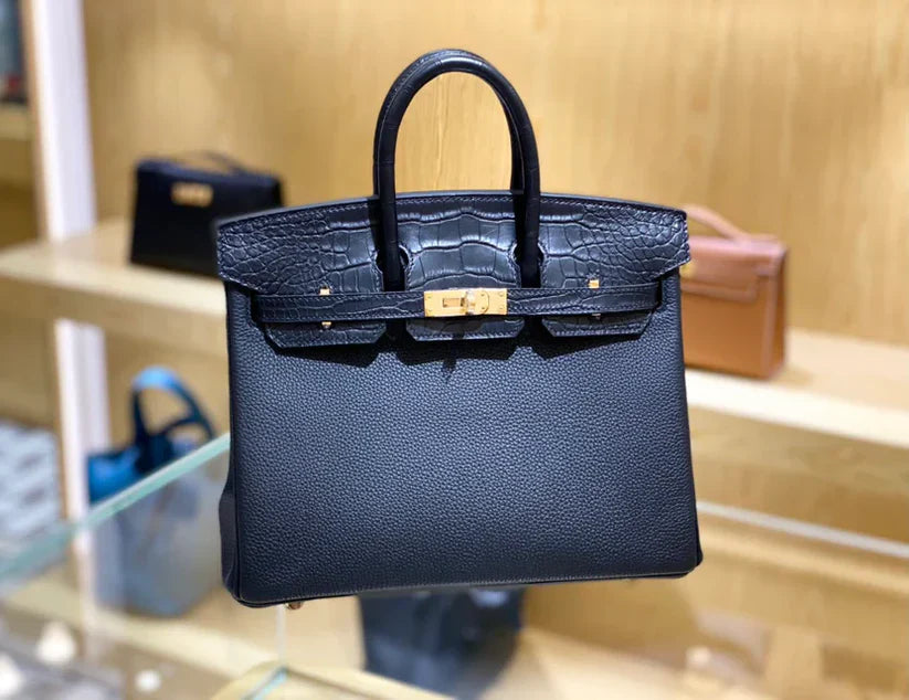 25 Crocodile & Togo Matte Bag