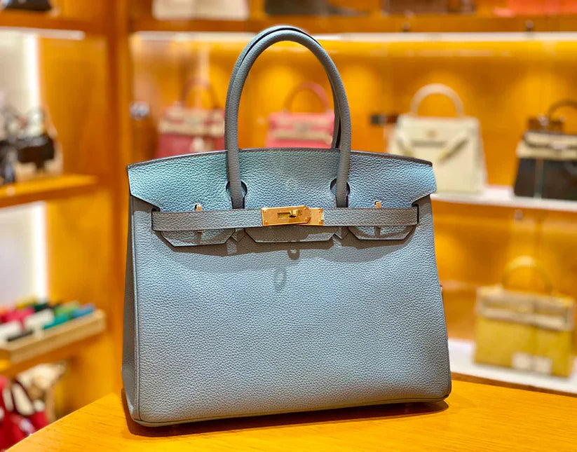 30 Togo Blue With Palladium Hardware