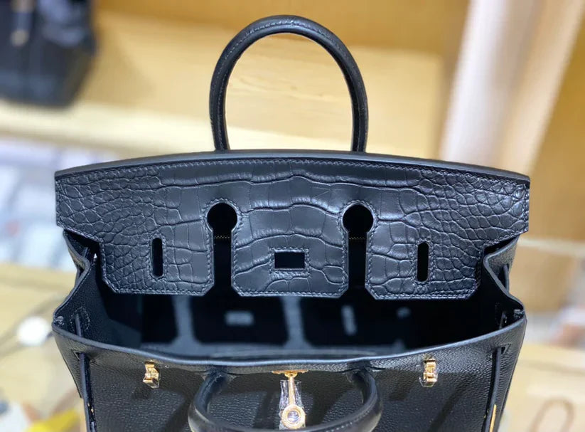 25 Crocodile & Togo Matte Bag